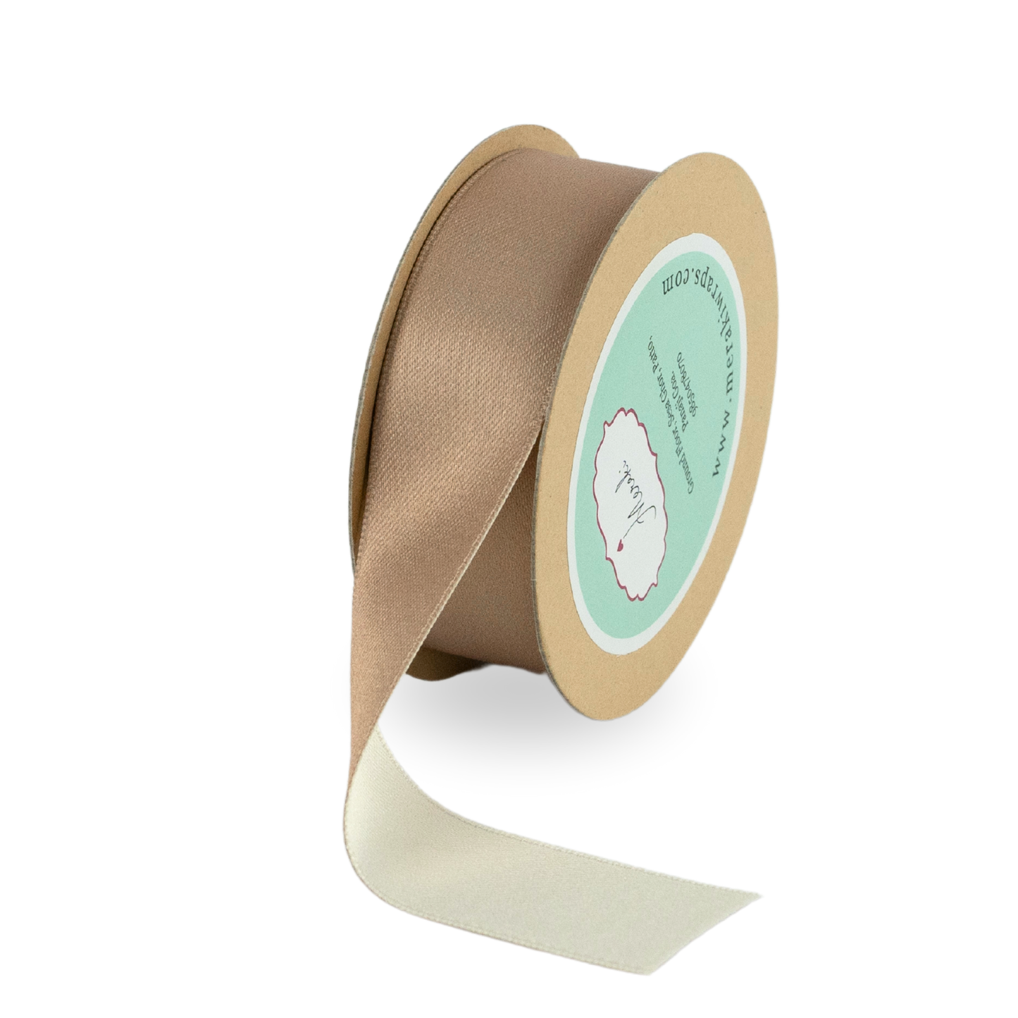 Latte & Ivory - Reversible Ribbon