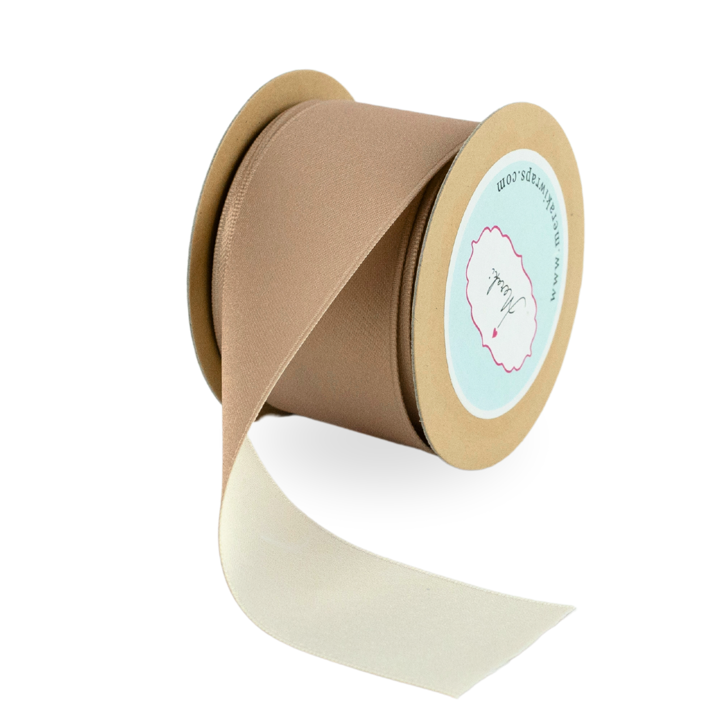 Latte & Ivory - Reversible Ribbon