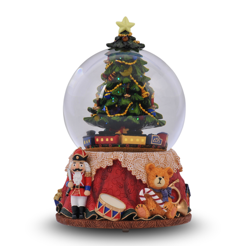Christmas Tree Musical Snow Globe (100MM)