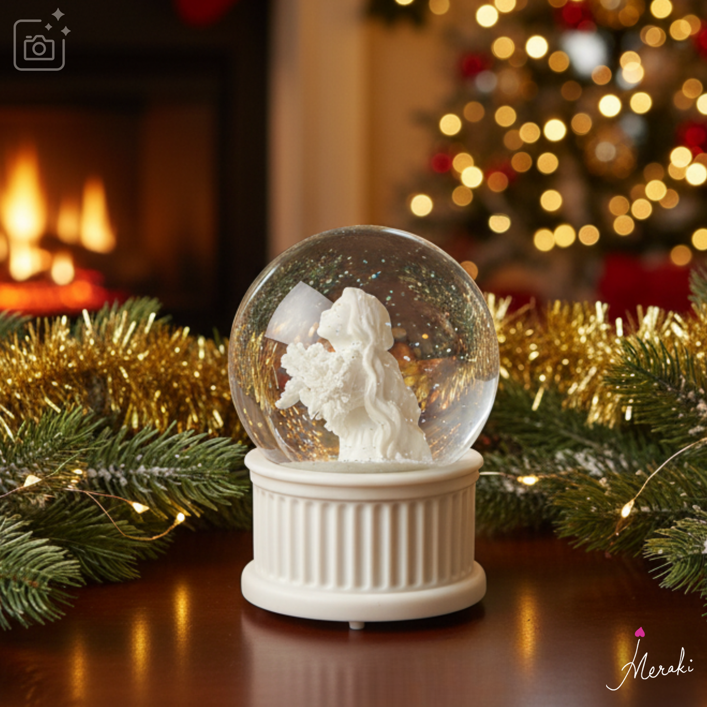 Virgo Musical Snow Globe (120MM)