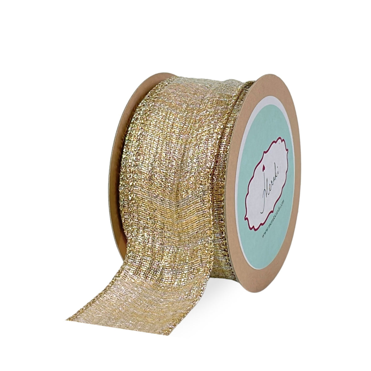 Mahesh Ribbon Golden Luxe Mesh Ribbon – Meraki Wraps