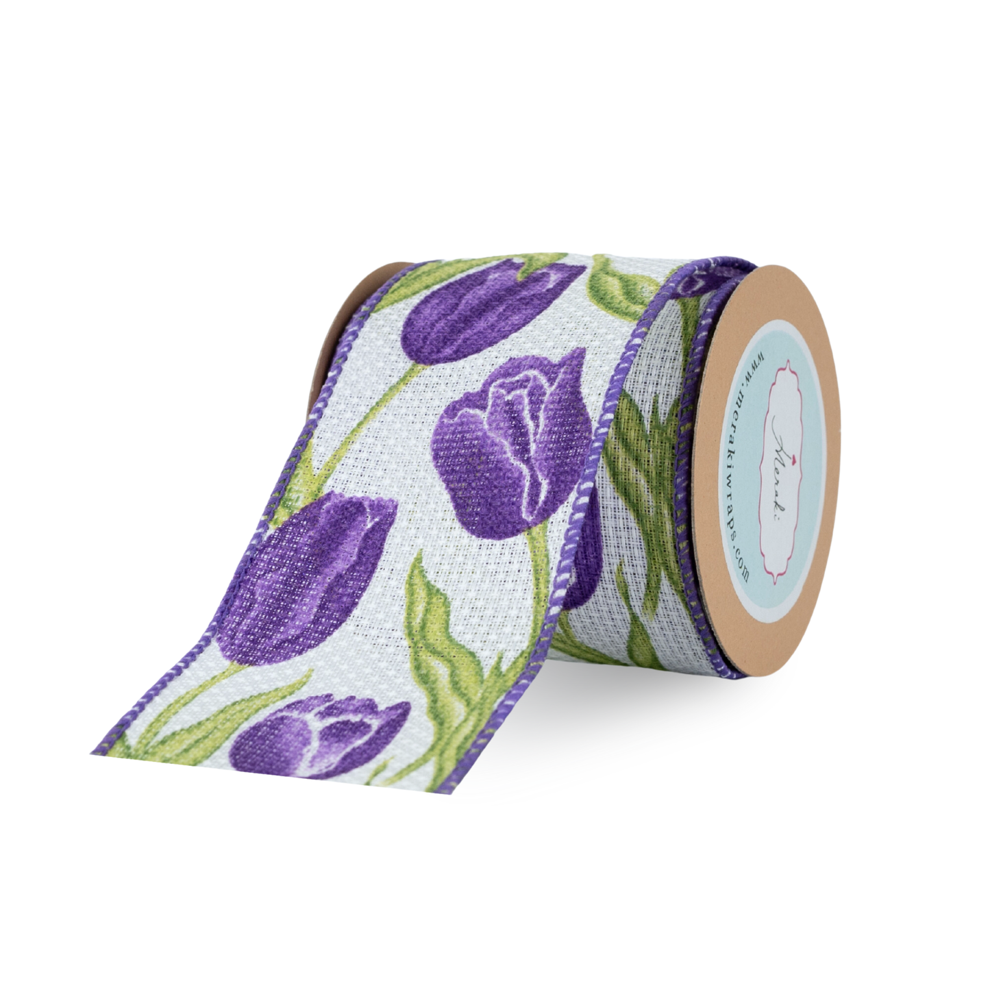 Faux Linen Tulip Ribbon – Meraki Wraps