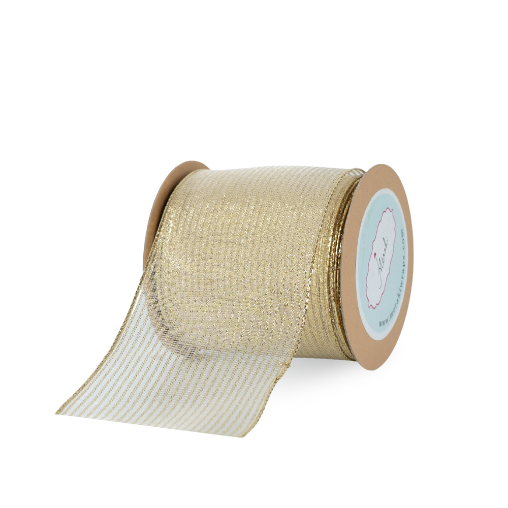 Metallic Striped Lurex Ribbons – Meraki Wraps