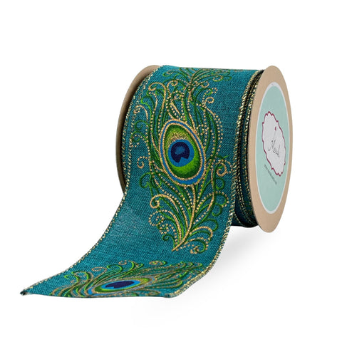 Peacock Feather Ribbon