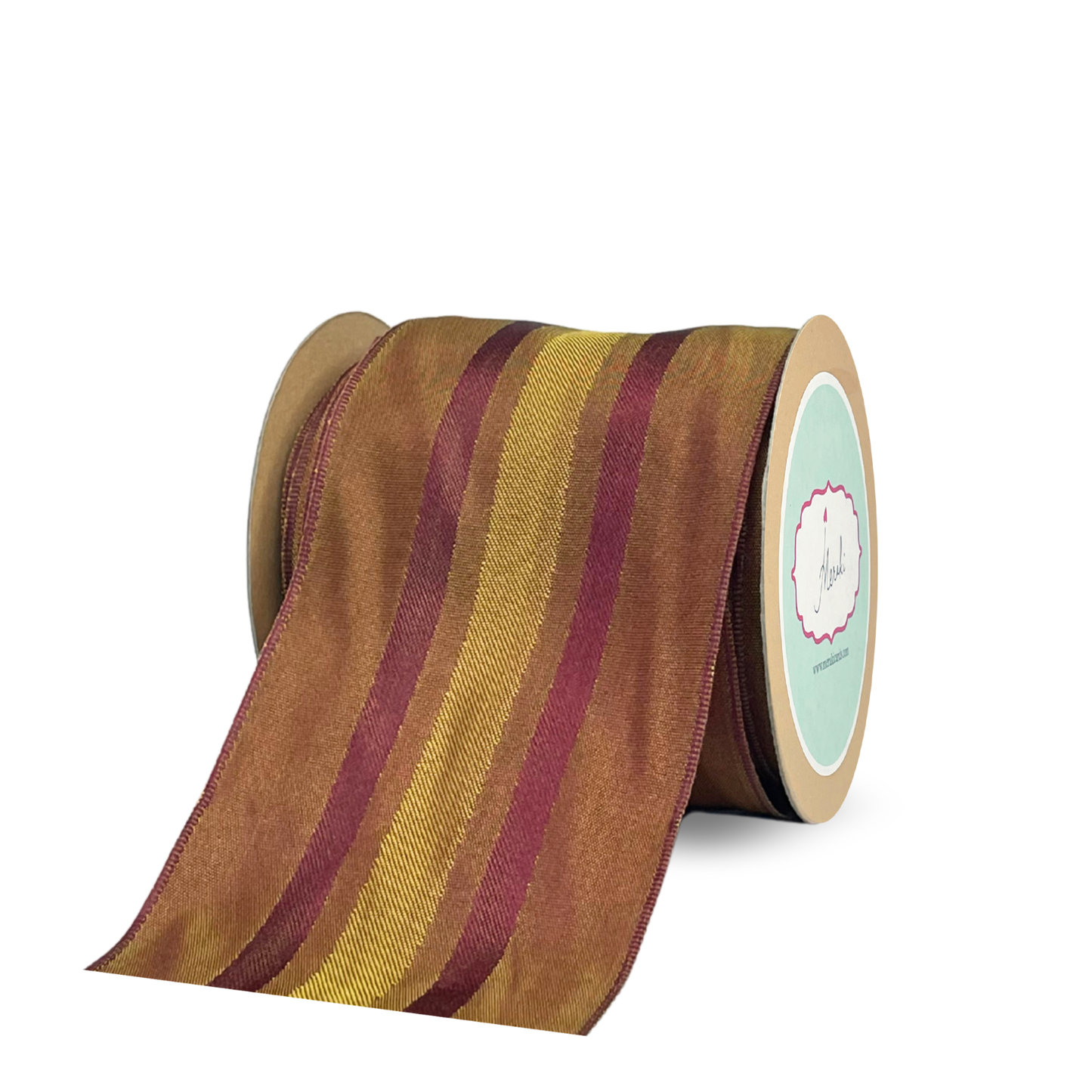 Autumn Spice Satin Stripe Ribbon
