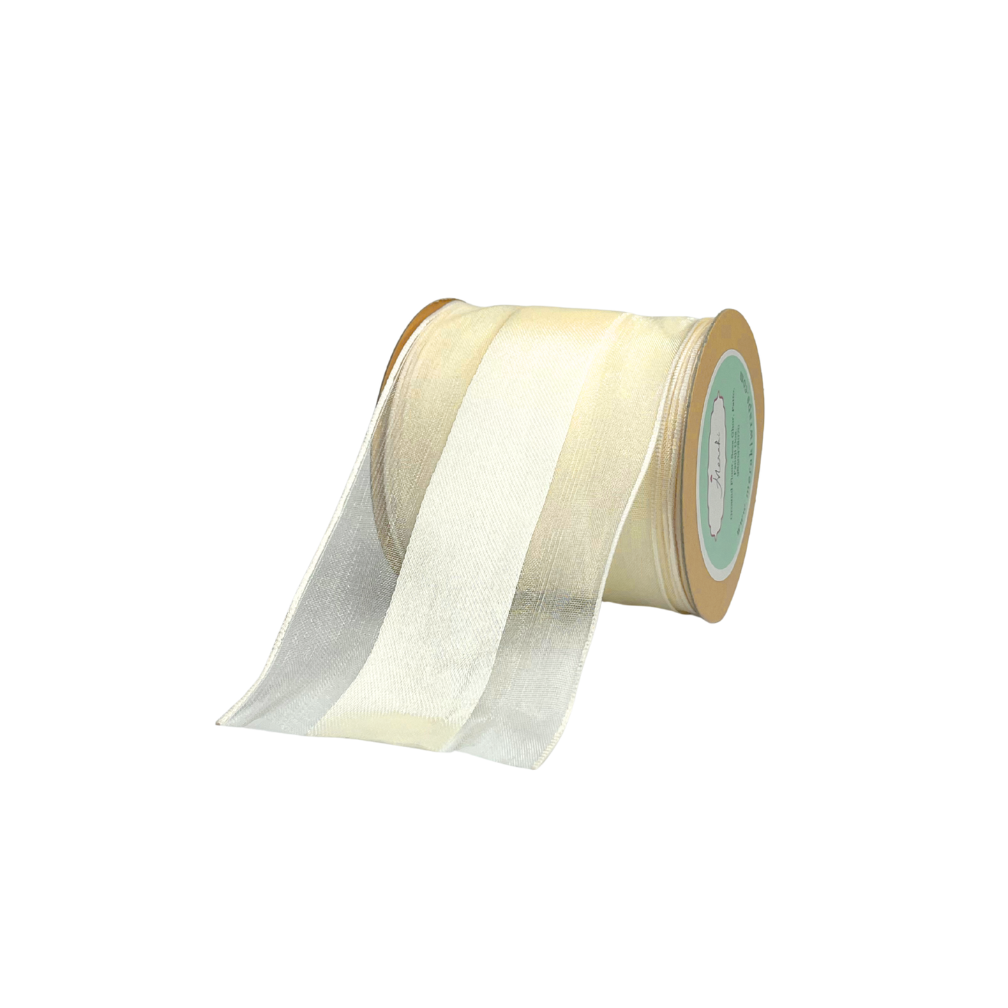 White & Ivory with Satin Center