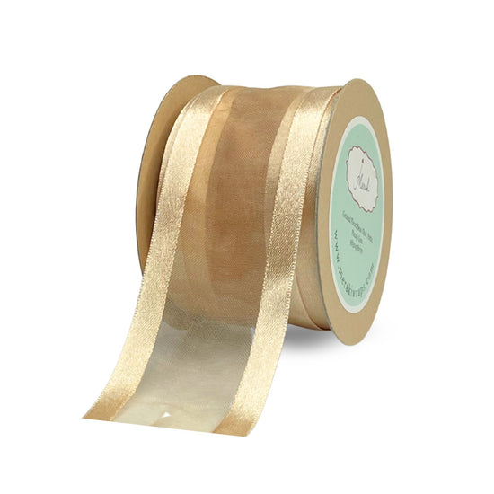 Sheer Ribbon With Satin Edge