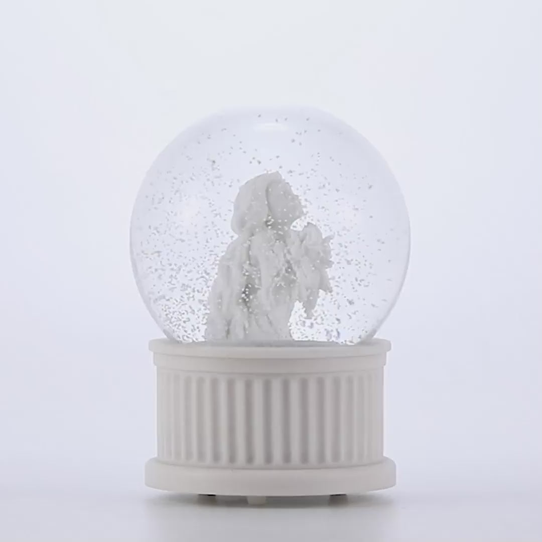 Load and play video in Gallery viewer, Virgo Musical Snow Globe (120MM)
