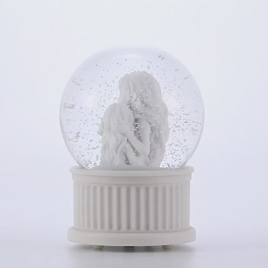 Load and play video in Gallery viewer, Pisces Musical Snow Globe (120MM)

