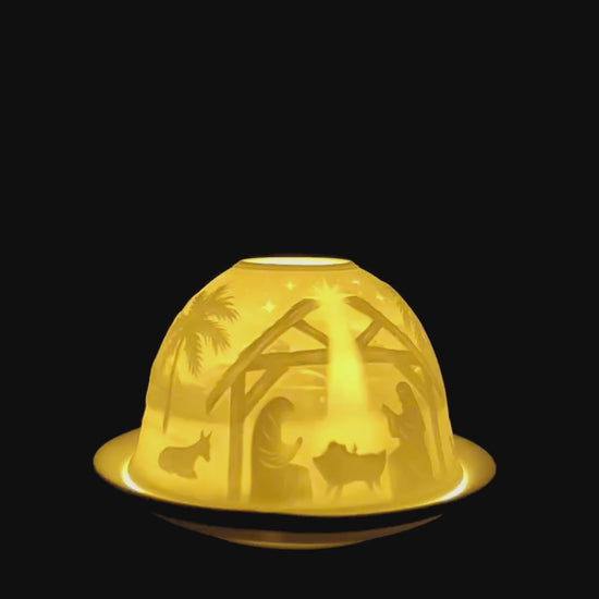 Load and play video in Gallery viewer, Nativity Glow Tea Light
