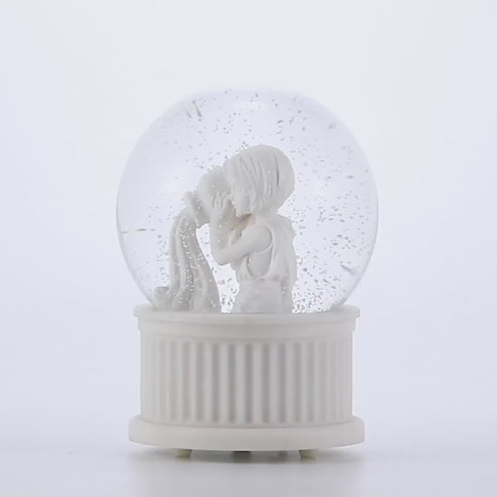 Load and play video in Gallery viewer, Aquarius Musical Snow Globe (120MM)
