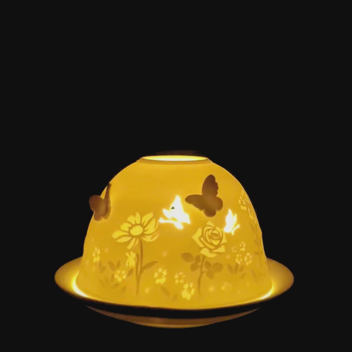 Load and play video in Gallery viewer, Butterfly Garden Tea Light
