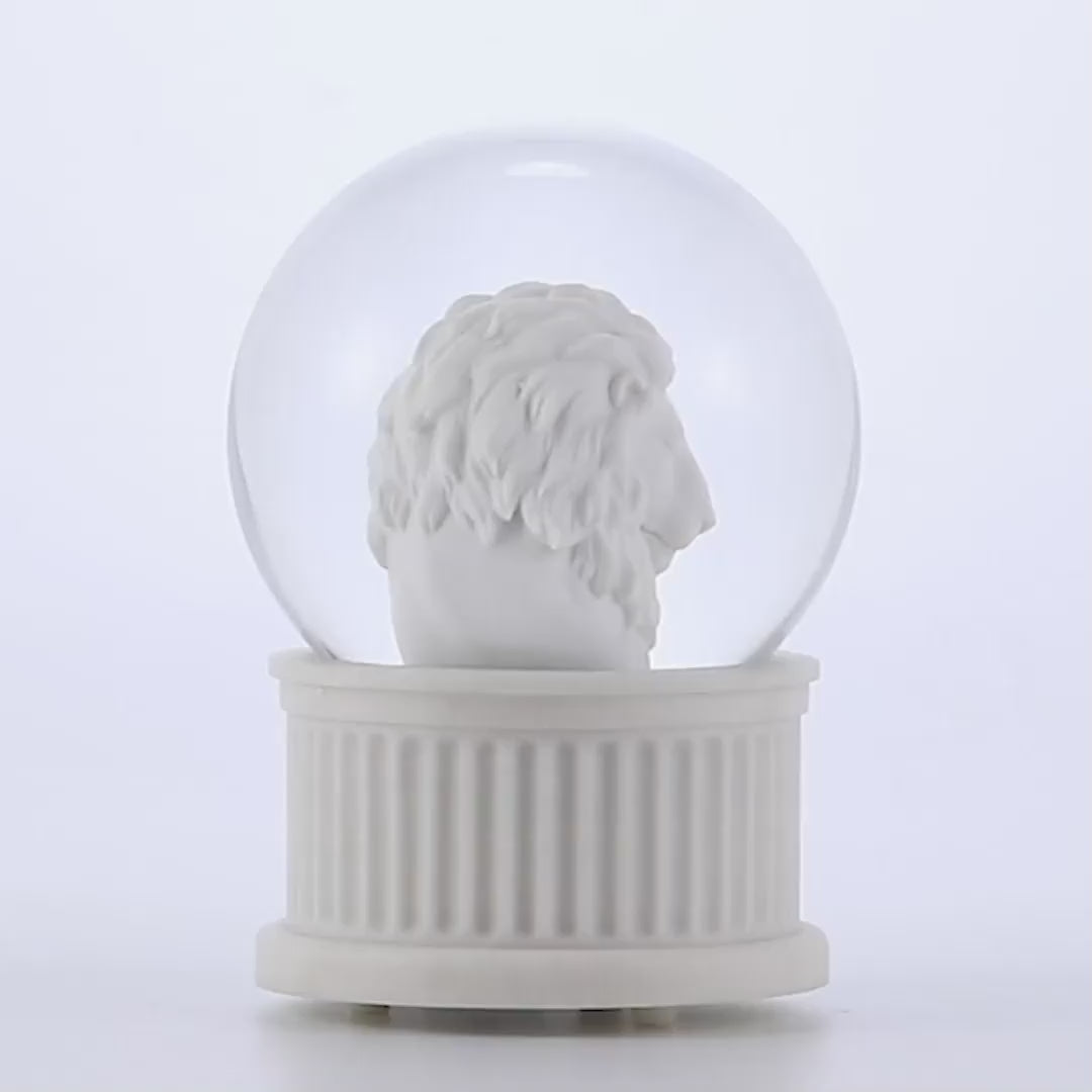 Load and play video in Gallery viewer, Leo Musical Snow Globe (120MM)

