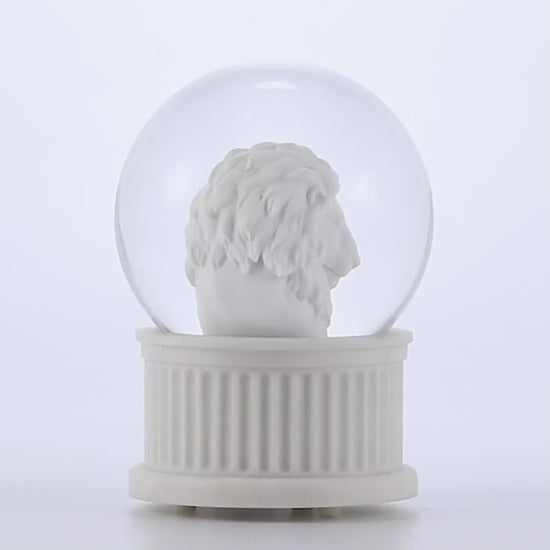 Load and play video in Gallery viewer, Leo Musical Snow Globe (120MM)

