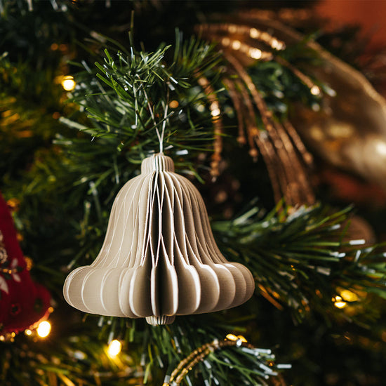 Load image into Gallery viewer, Bells &amp;amp; Lantern Paper Ornaments
