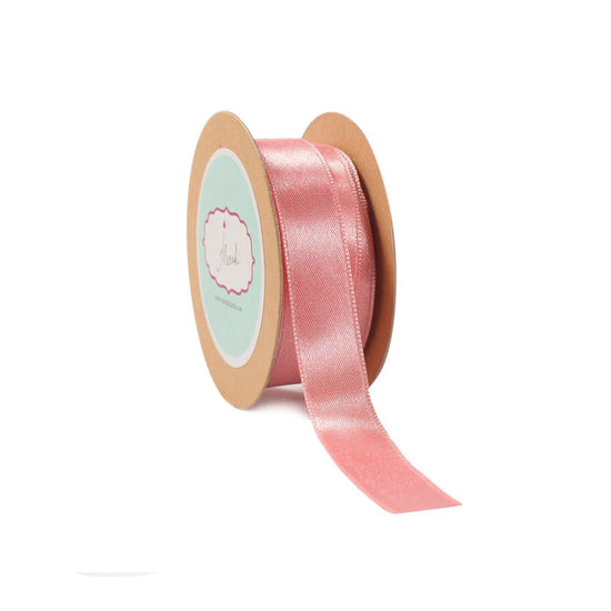 Load image into Gallery viewer, Rose Pink Satin Ribbon
