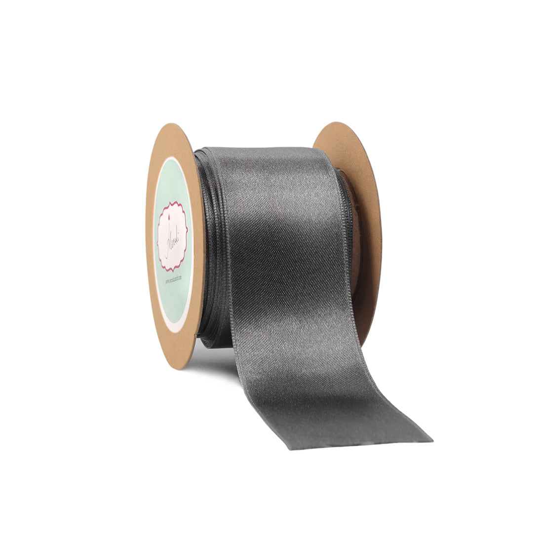 Silver Grey Satin Ribbon