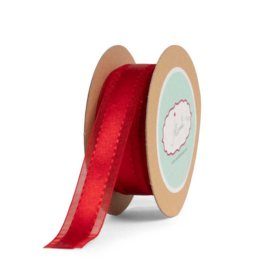 Red Thin Satin Ribbon