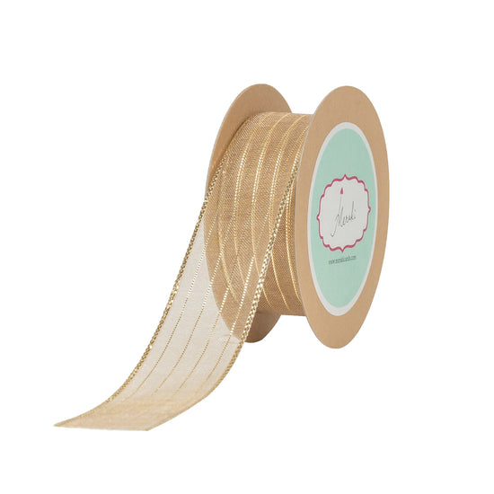 Load image into Gallery viewer, Sheer-Metallic Stripes
