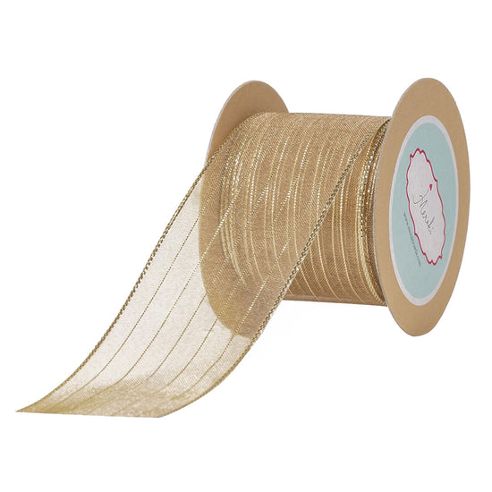 Load image into Gallery viewer, Sheer-Metallic Stripes

