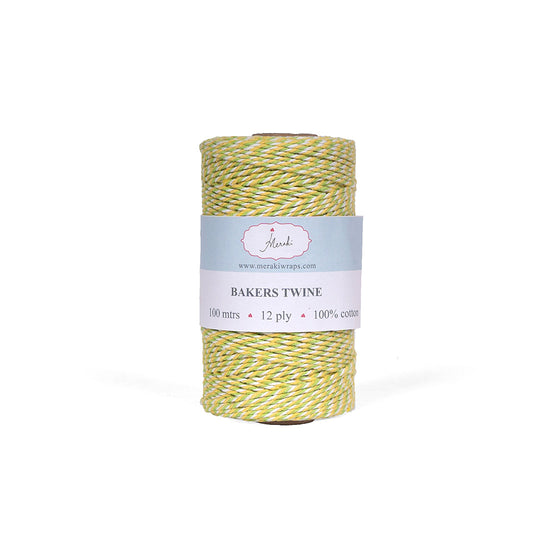 Load image into Gallery viewer, Bakers Twine-Green-Yellow
