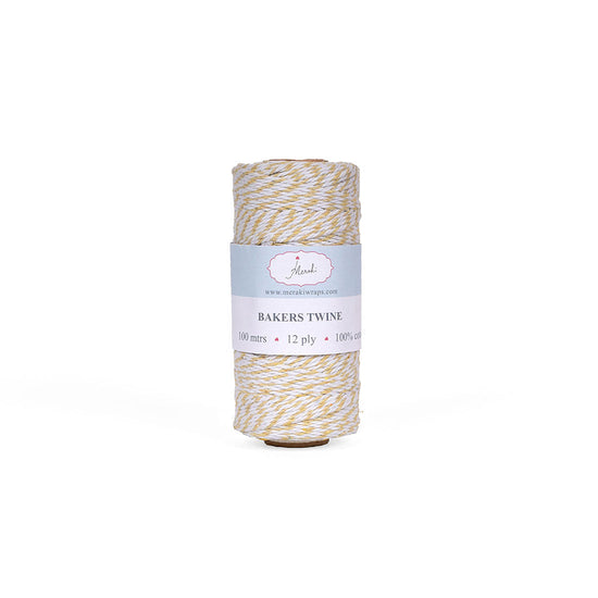 Bakers Twine- Beige-White