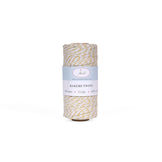 Load image into Gallery viewer, Bakers Twine- Beige-White
