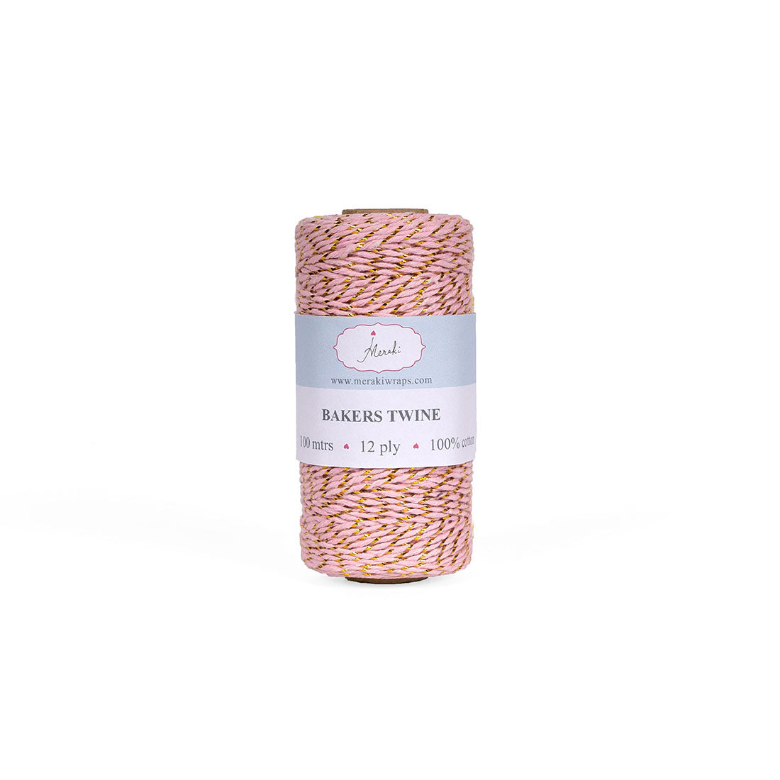 Bakers Twine- Pink and Gold