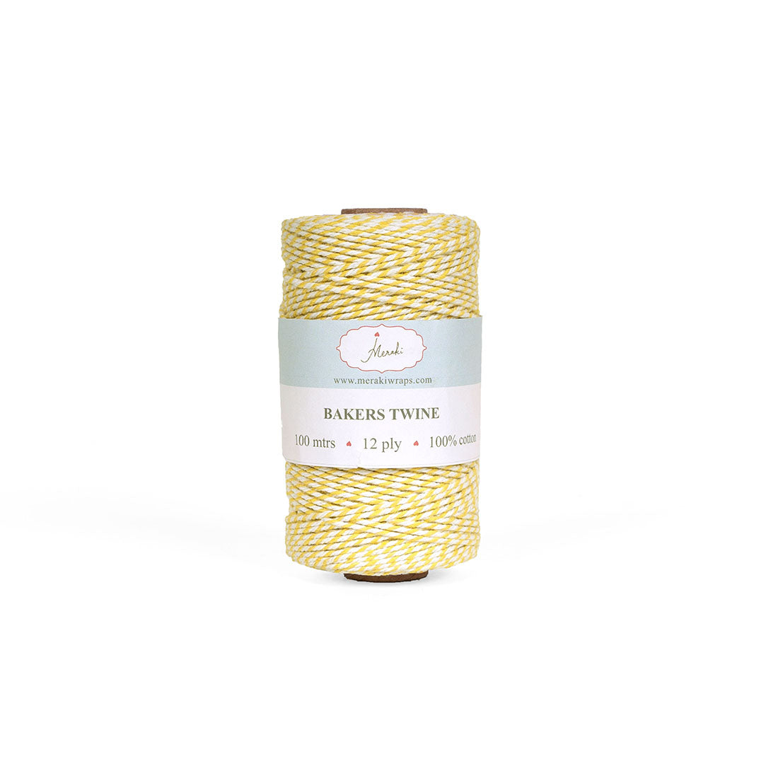 Bakers Twine- Yellow-White