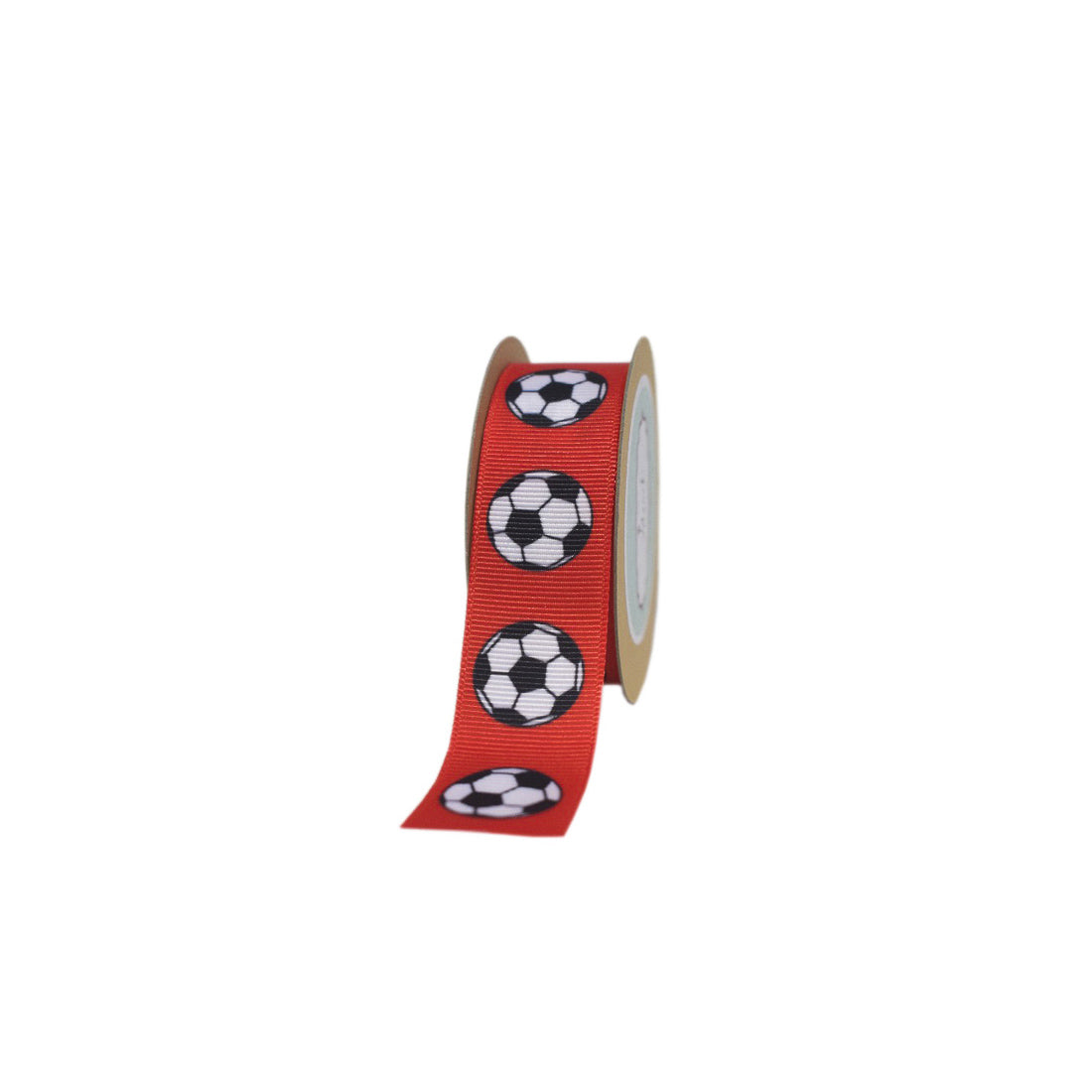 Football Print Grosgrain Ribbon