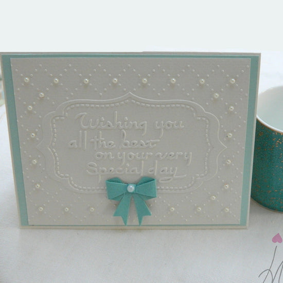 Embossed - All the Best on your Special Day