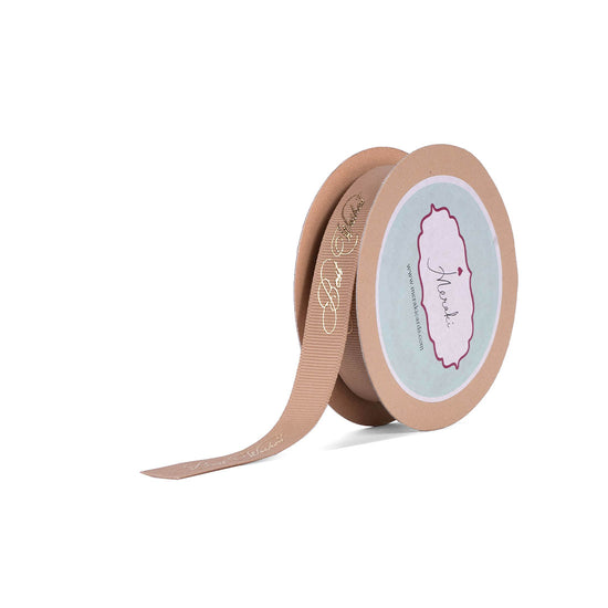 Load image into Gallery viewer, Best Wishes-gold foiled ribbon
