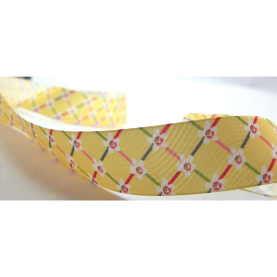 Load image into Gallery viewer, Satin Printed floral ribbon
