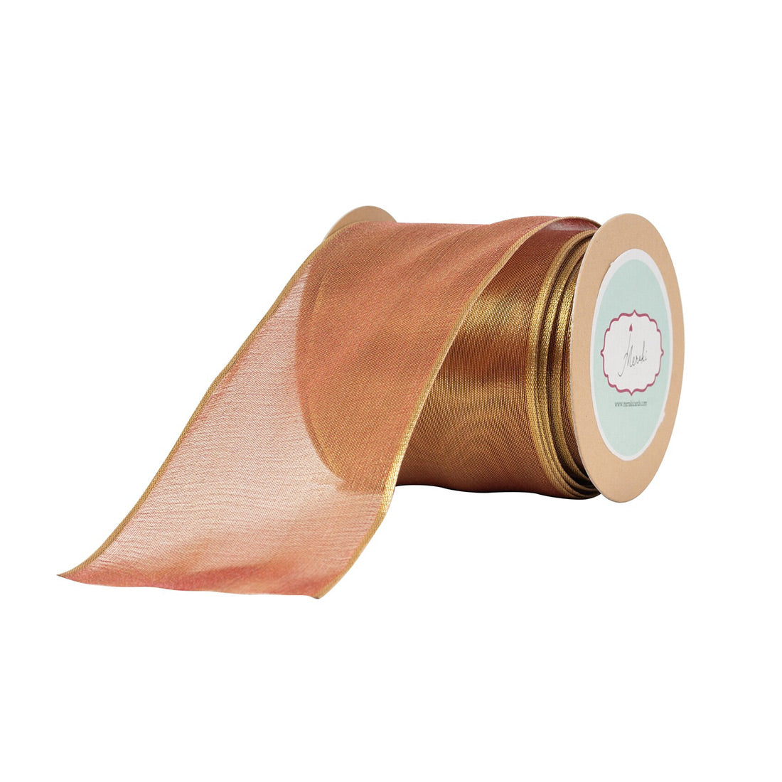 Golden Brown -Lurex Ribbon